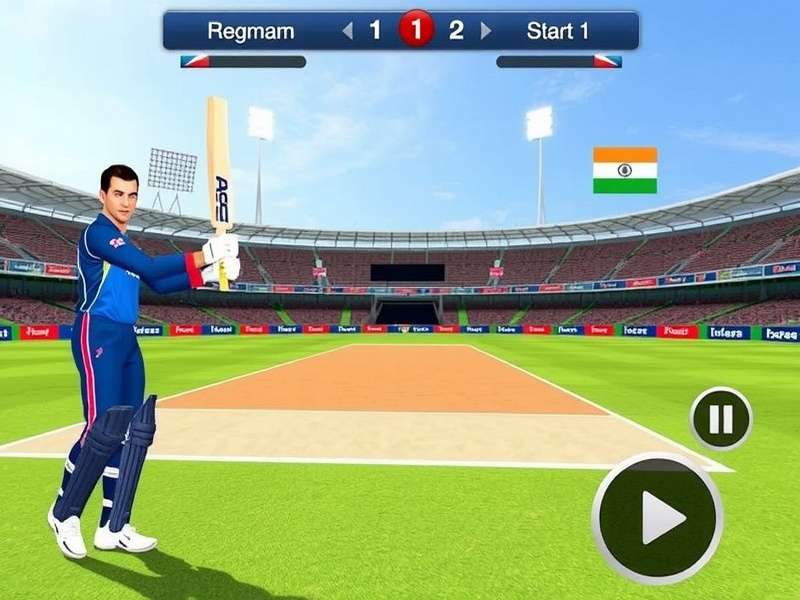 Premium Basket Cricket Gameplay Screenshot